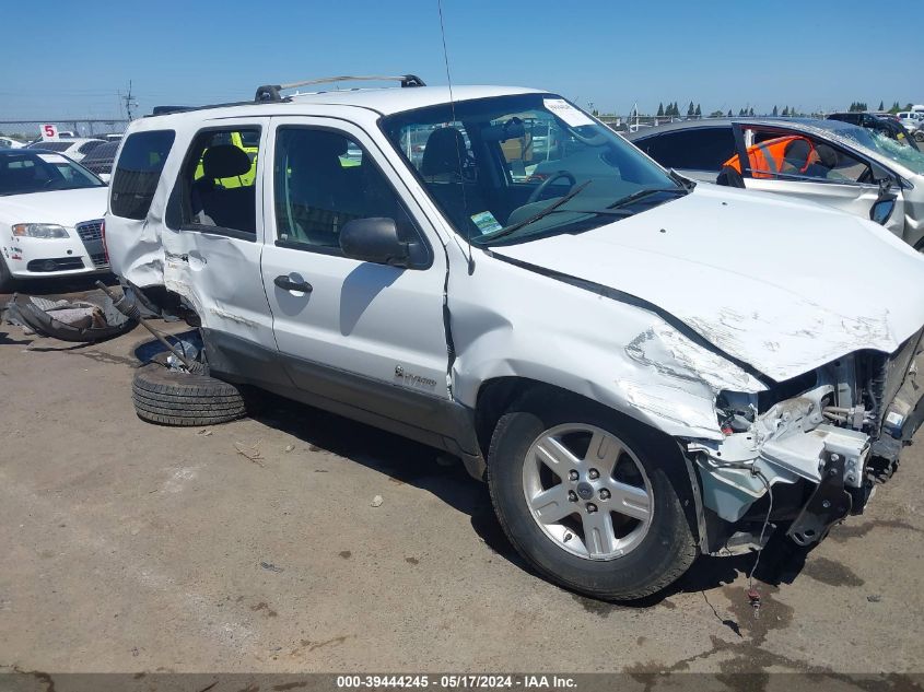 2006 Ford Escape Hybrid Hev VIN: 1FMYU96H56KC08862 Lot: 39444245