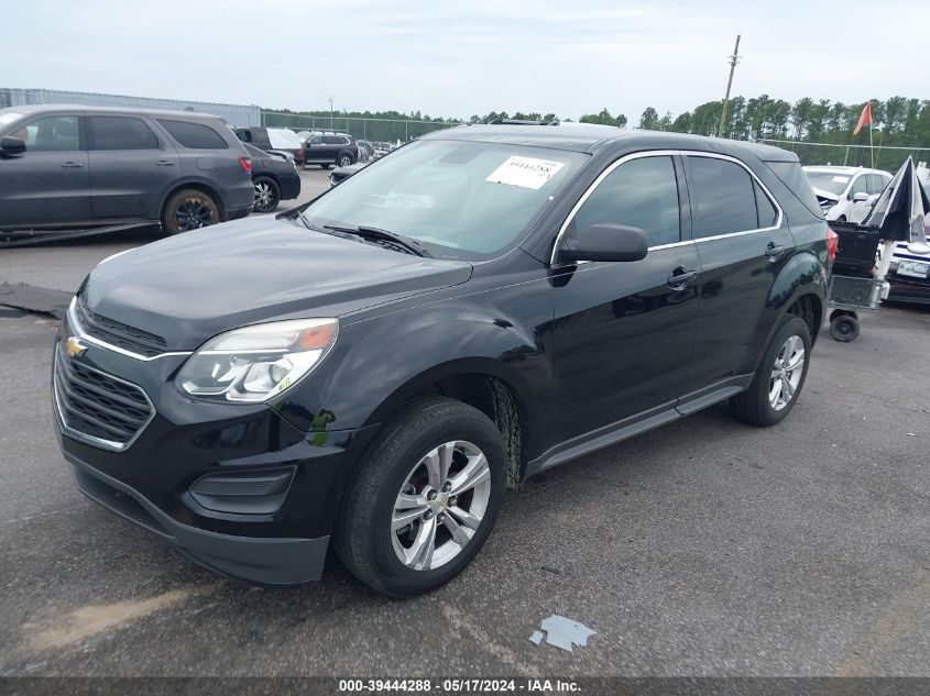 2017 Chevrolet Equinox Ls VIN: 2GNALBEK7H1539028 Lot: 39444288