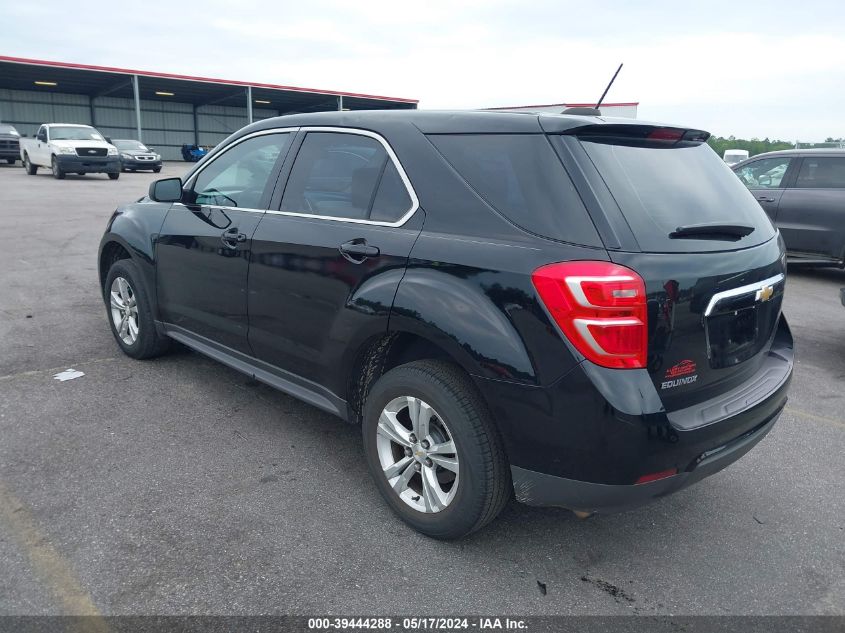 2017 Chevrolet Equinox Ls VIN: 2GNALBEK7H1539028 Lot: 39444288