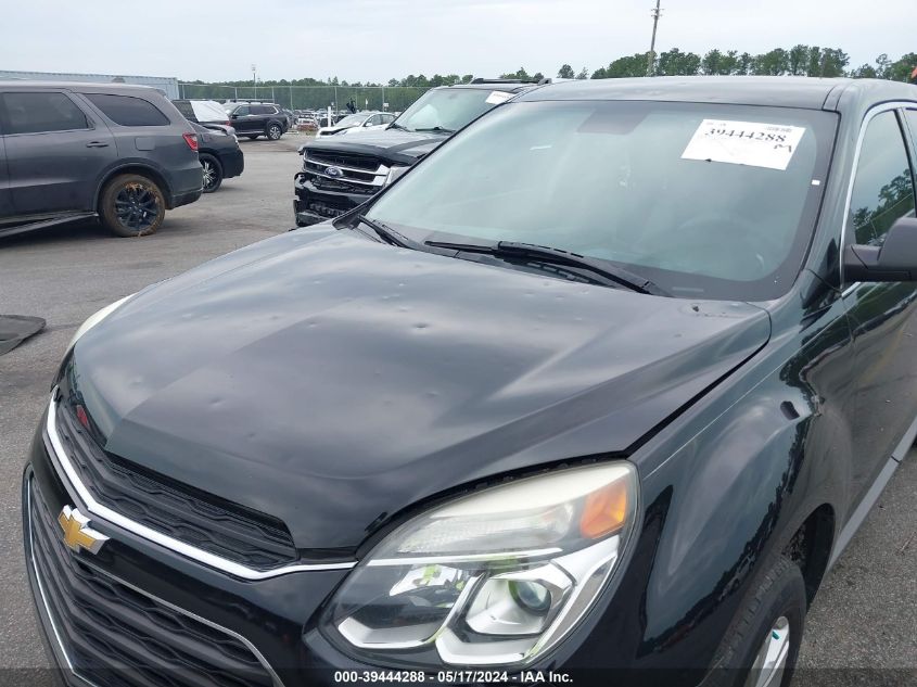 2017 Chevrolet Equinox Ls VIN: 2GNALBEK7H1539028 Lot: 39444288