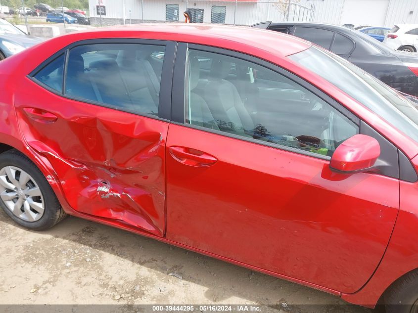 2014 Toyota Corolla Le VIN: 5YFBURHE1EP106780 Lot: 39444295