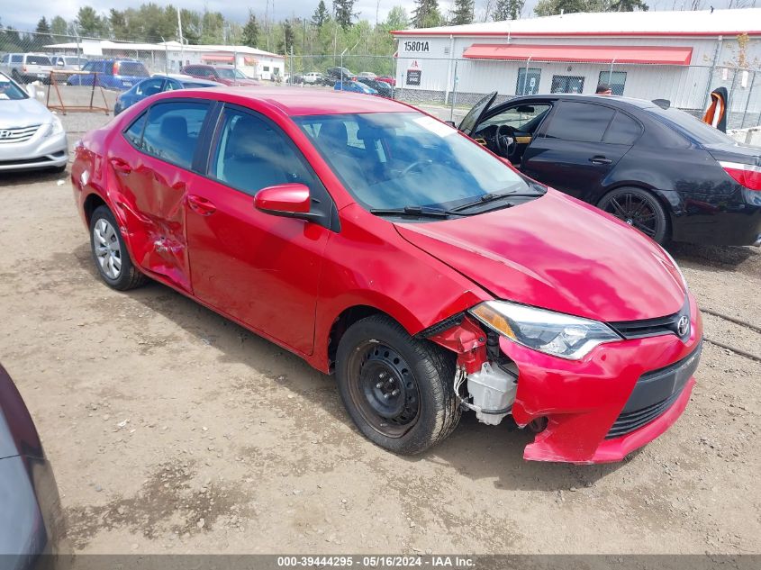 2014 Toyota Corolla Le VIN: 5YFBURHE1EP106780 Lot: 39444295