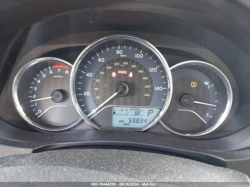 2014 Toyota Corolla Le VIN: 5YFBURHE1EP106780 Lot: 39444295