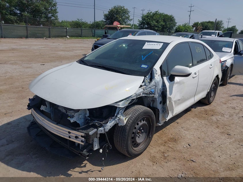VIN JTDEPMAE9N3001656 2022 TOYOTA COROLLA LE