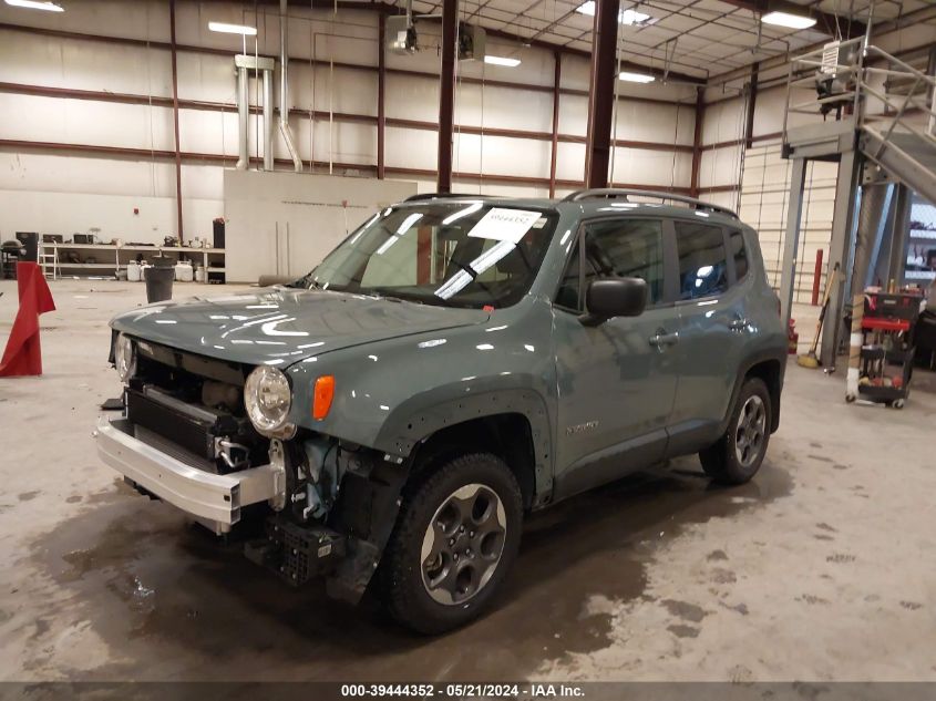 2017 Jeep Renegade Sport 4X4 VIN: ZACCJBAB1HPE76172 Lot: 39444352