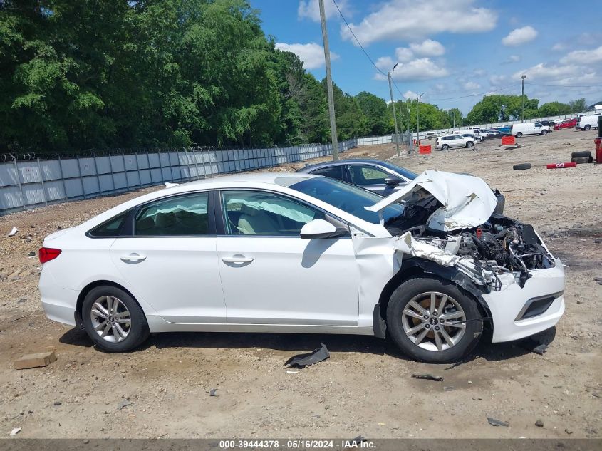 2017 Hyundai Sonata Se VIN: 5NPE24AF0HH525925 Lot: 39444378