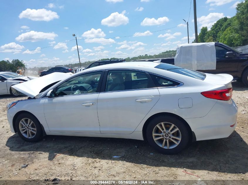 2017 Hyundai Sonata Se VIN: 5NPE24AF0HH525925 Lot: 39444378