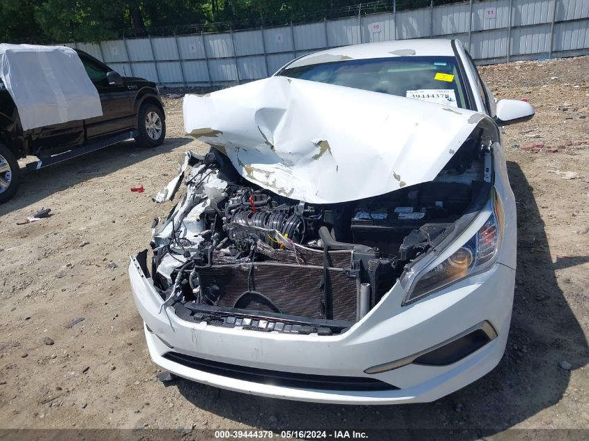 2017 Hyundai Sonata Se VIN: 5NPE24AF0HH525925 Lot: 39444378