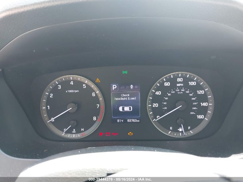 2017 Hyundai Sonata Se VIN: 5NPE24AF0HH525925 Lot: 39444378