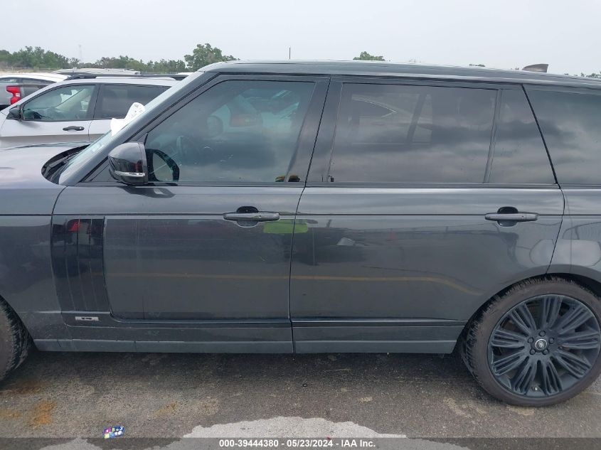 2019 Land Rover Range Rover 5.0L V8 Supercharged VIN: SALGS5RE5KA550255 Lot: 39444380