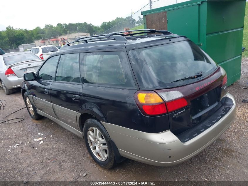 2004 Subaru Outback H6-3.0 W/35Th Anniversary Edition VIN: 4S3BH815847639119 Lot: 39444413