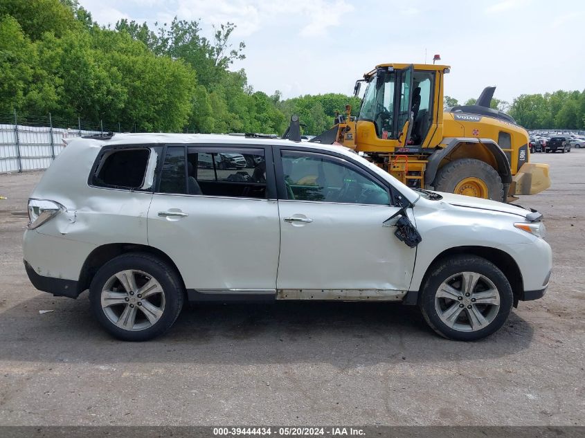 2013 Toyota Highlander Limited V6 VIN: 5TDDK3EH6DS190840 Lot: 39444434