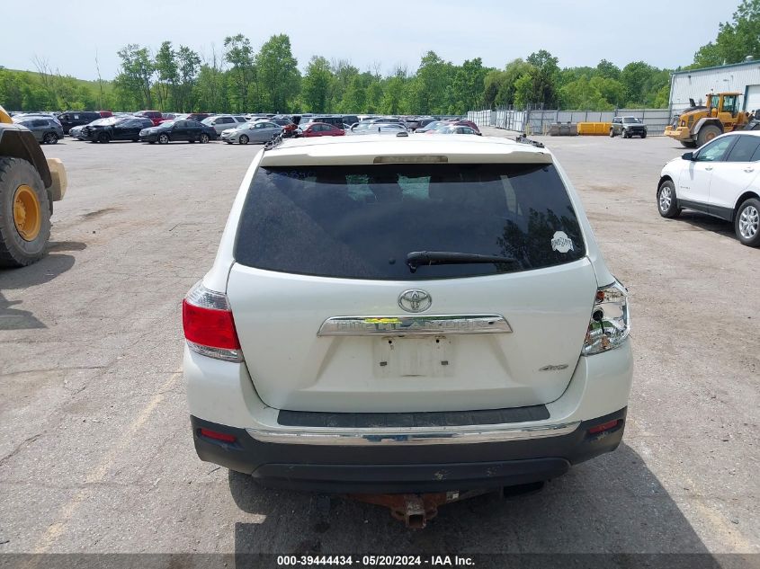 2013 Toyota Highlander Limited V6 VIN: 5TDDK3EH6DS190840 Lot: 39444434