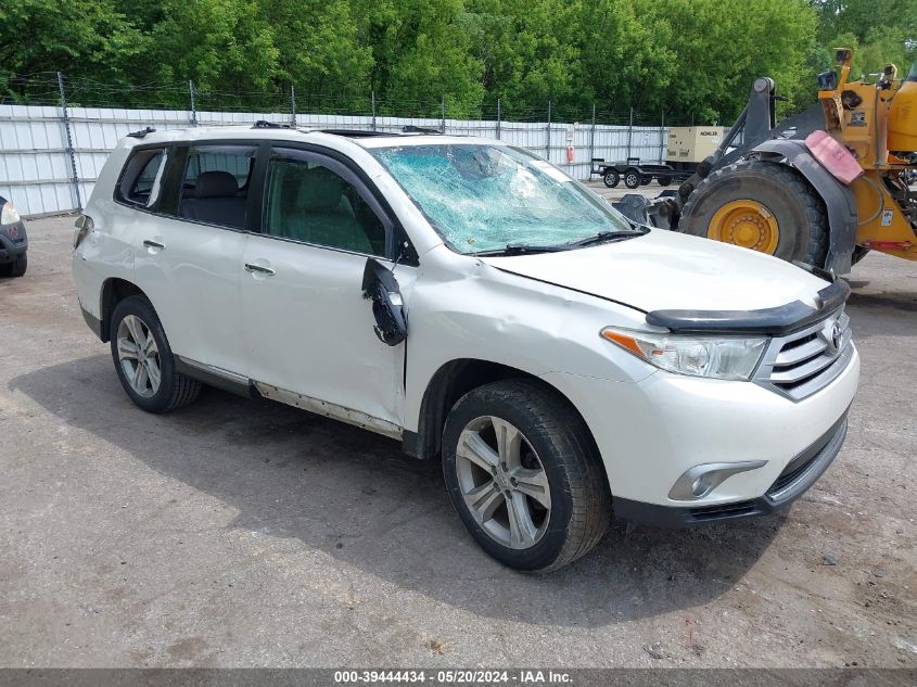 2013 Toyota Highlander Limited V6 VIN: 5TDDK3EH6DS190840 Lot: 39444434