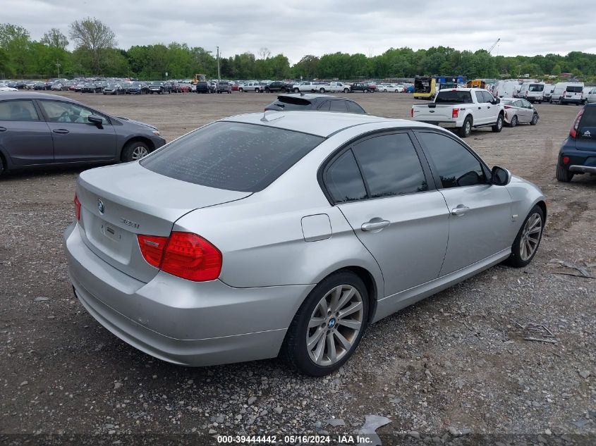 2011 BMW 328I xDrive VIN: WBAPK5C54BA660565 Lot: 39444442