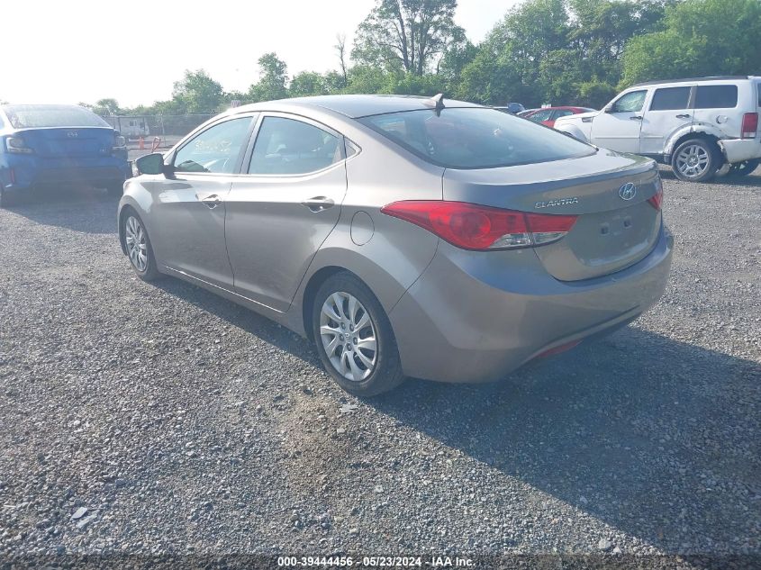 2012 Hyundai Elantra Gls VIN: 5NPDH4AE5CH095688 Lot: 39444456