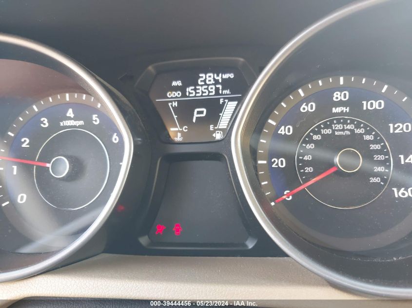 2012 Hyundai Elantra Gls VIN: 5NPDH4AE5CH095688 Lot: 39444456