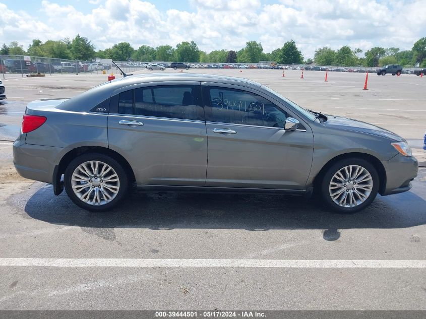 2012 Chrysler 200 Limited VIN: 1C3CCBCB1CN268080 Lot: 39444501