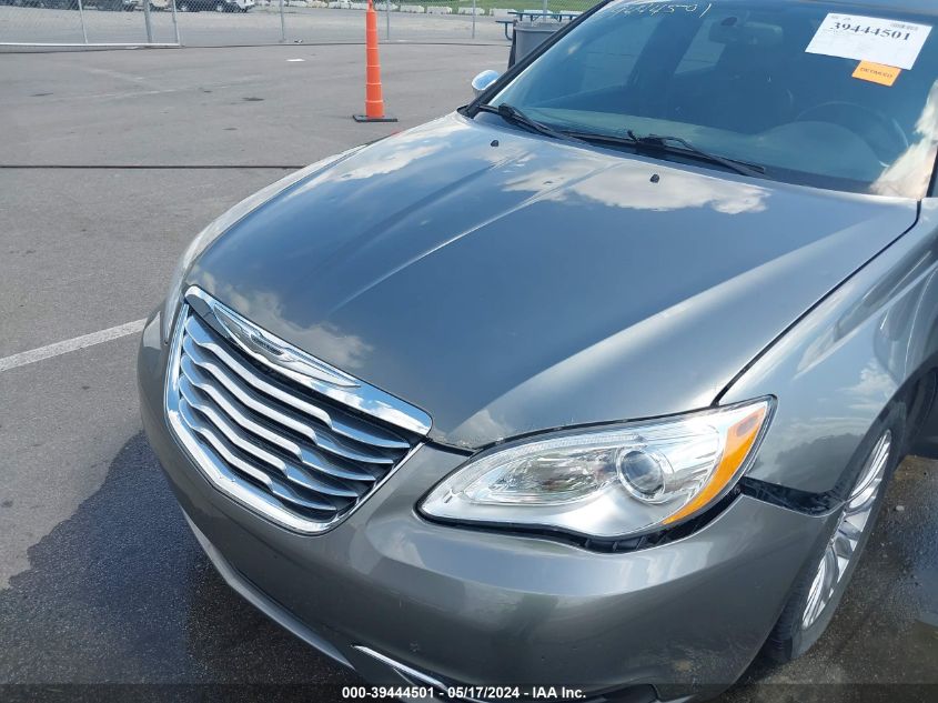 2012 Chrysler 200 Limited VIN: 1C3CCBCB1CN268080 Lot: 39444501