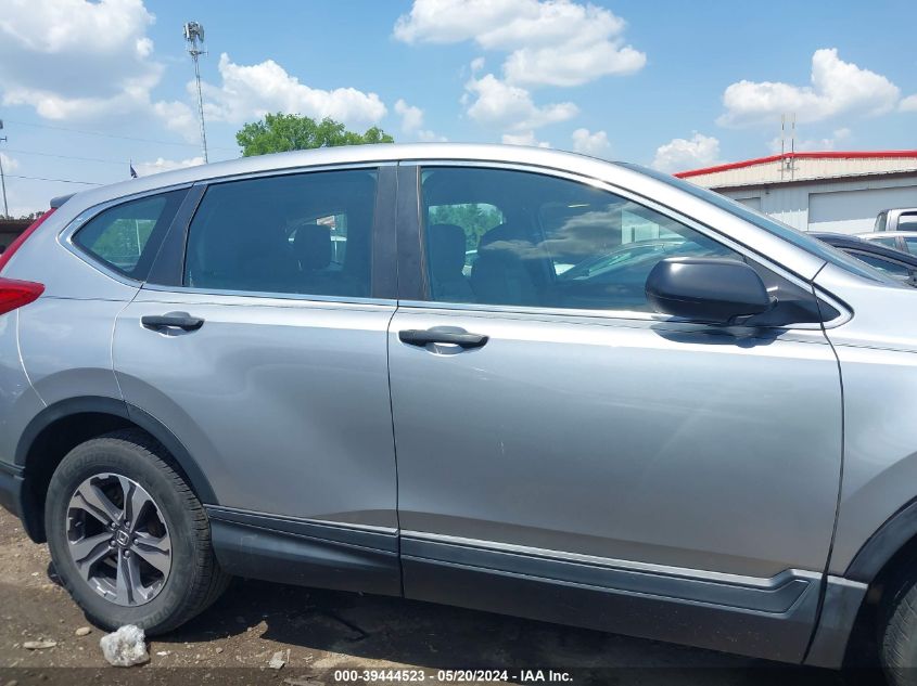 2018 Honda Cr-V Lx VIN: 2HKRW6H31JH218671 Lot: 39444523