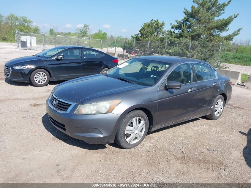 2008 Honda Accord Lx VIN: 1HGCP263X8A128565 Lot: 39444538