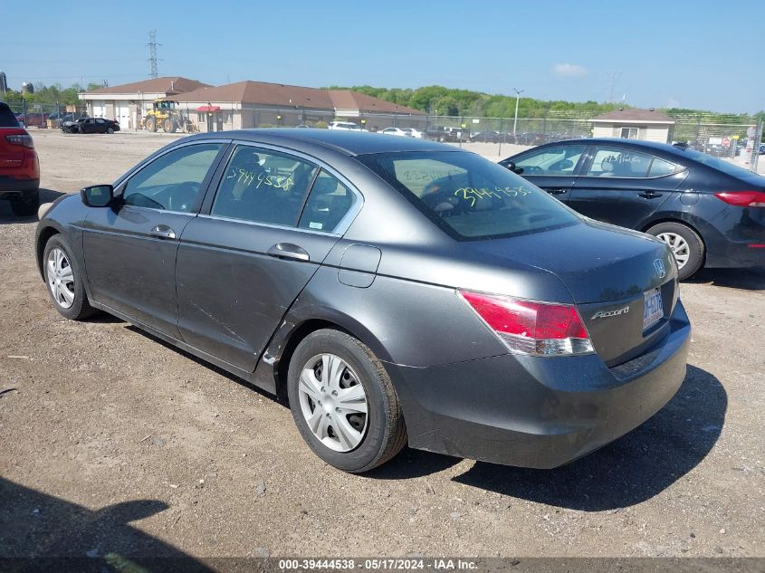 2008 Honda Accord Lx VIN: 1HGCP263X8A128565 Lot: 39444538