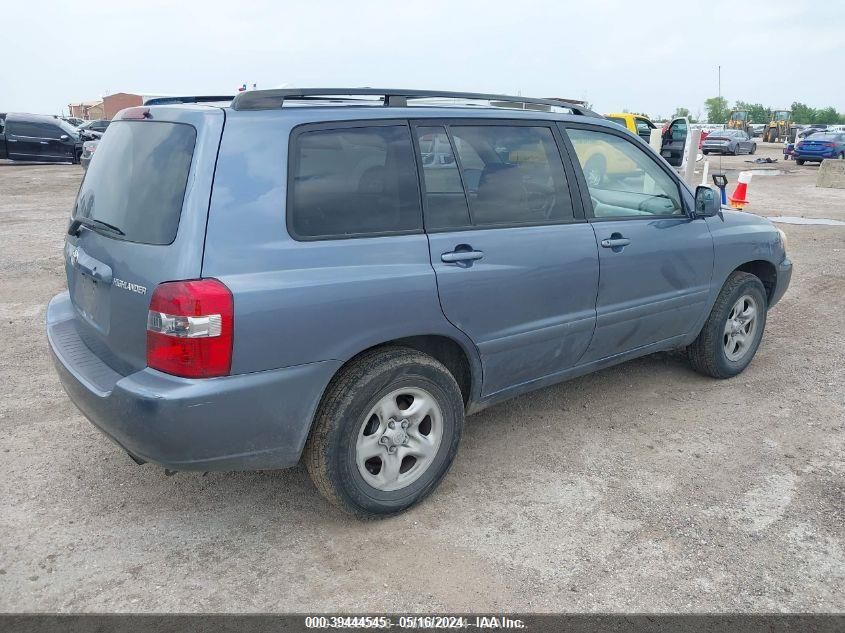 2006 Toyota Highlander VIN: JTEDD21A960137015 Lot: 39444545