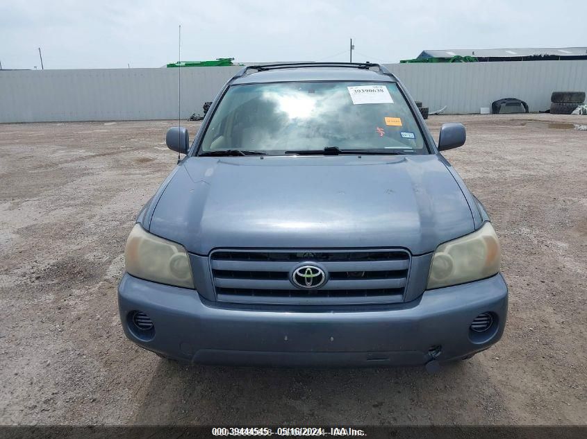 2006 Toyota Highlander VIN: JTEDD21A960137015 Lot: 39444545