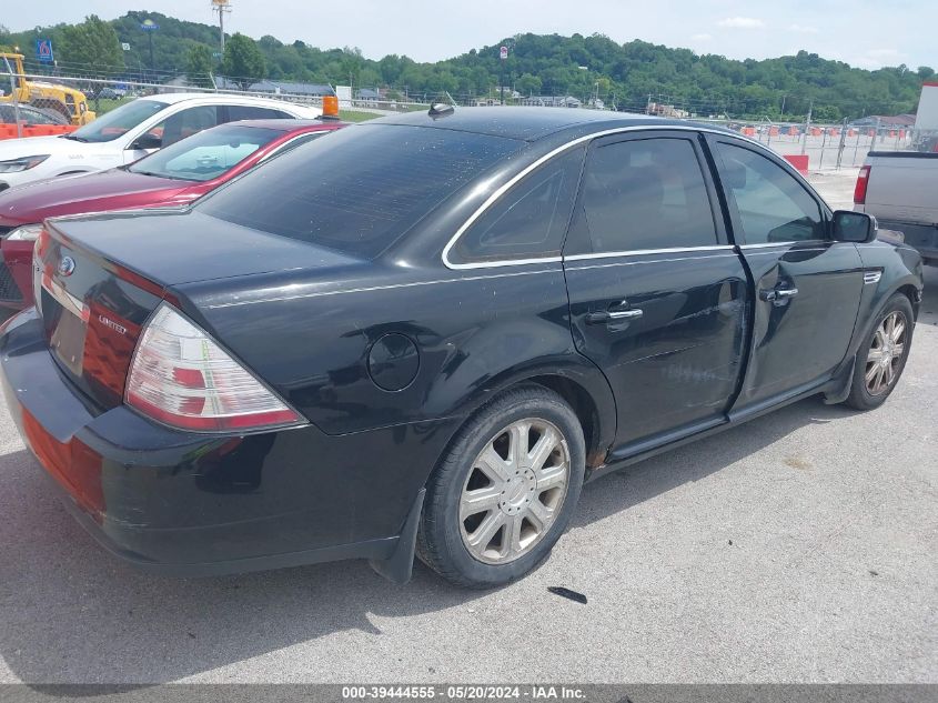 2008 Ford Taurus Limited VIN: 1FAHP25WX8G104060 Lot: 39444555