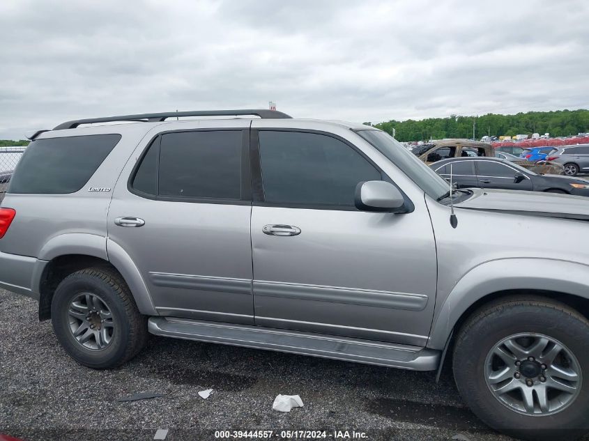 2004 Toyota Sequoia Limited V8 VIN: 5TDBT48A94S208627 Lot: 39444557