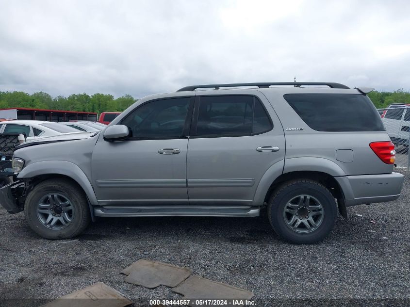 2004 Toyota Sequoia Limited V8 VIN: 5TDBT48A94S208627 Lot: 39444557