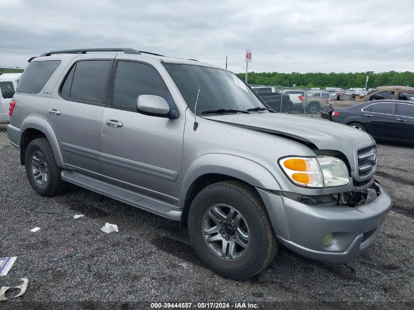 2004 Toyota Sequoia Limited V8 VIN: 5TDBT48A94S208627 Lot: 39444557