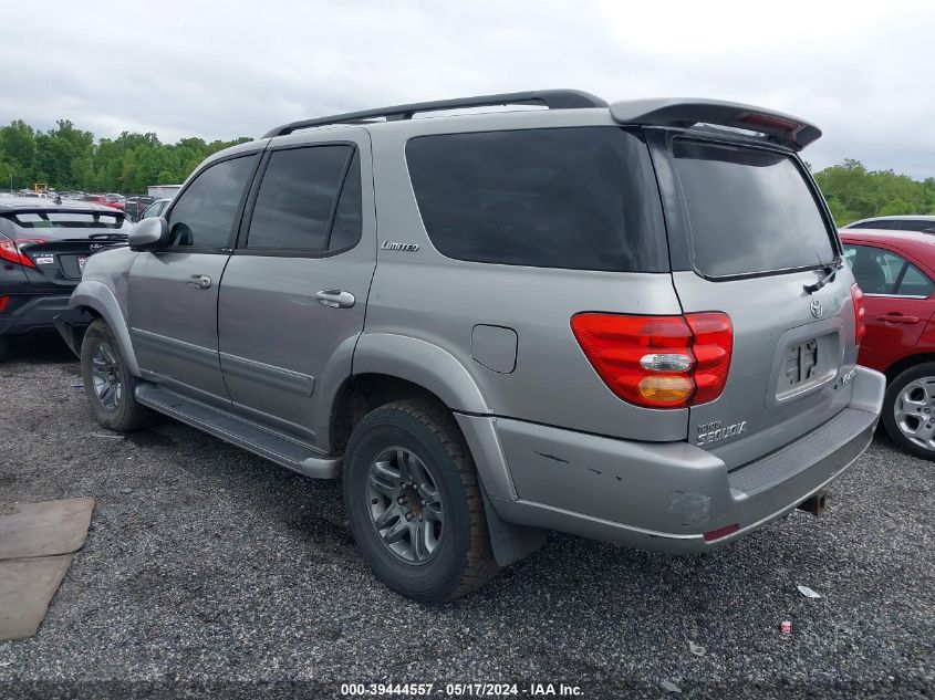 2004 Toyota Sequoia Limited V8 VIN: 5TDBT48A94S208627 Lot: 39444557