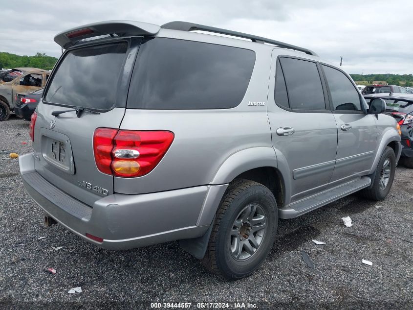 2004 Toyota Sequoia Limited V8 VIN: 5TDBT48A94S208627 Lot: 39444557