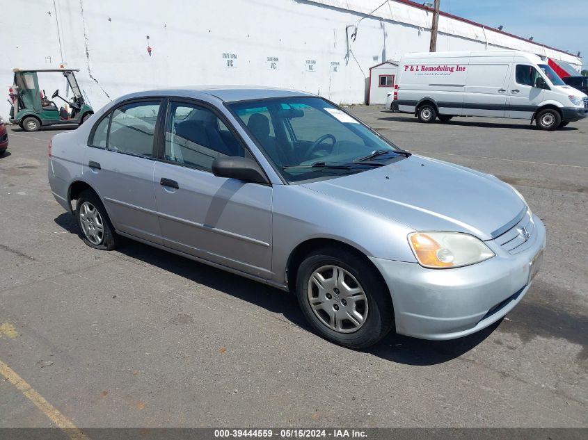 2001 Honda Civic Lx VIN: 1HGES16591L024243 Lot: 39444559