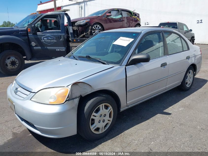 2001 Honda Civic Lx VIN: 1HGES16591L024243 Lot: 39444559