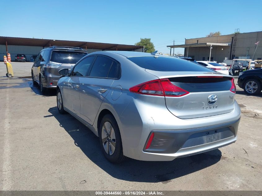 2020 Hyundai Ioniq Hybrid Blue VIN: KMHC65LC5LU215042 Lot: 39444560