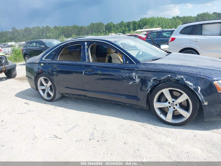 2014 Audi S8 4.0T VIN: WAUD2AFD7EN004128 Lot: 39444568