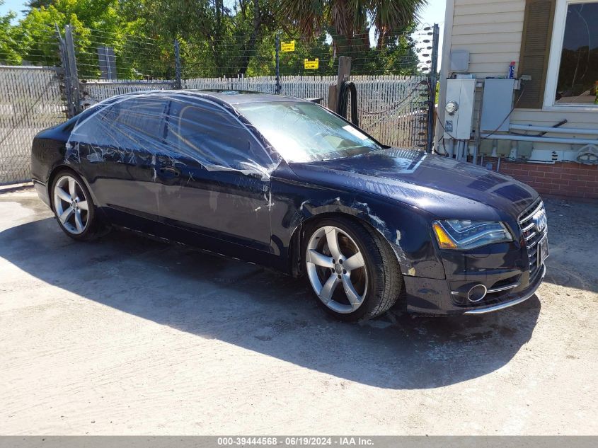 2014 Audi S8 4.0T VIN: WAUD2AFD7EN004128 Lot: 39444568