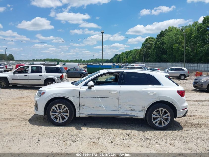 2023 Audi Q3 Premium 45 Tfsi S Line Quattro Tiptronic VIN: WA1DECF33P1039122 Lot: 39444572