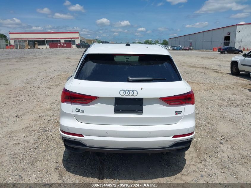 2023 Audi Q3 Premium 45 Tfsi S Line Quattro Tiptronic VIN: WA1DECF33P1039122 Lot: 39444572