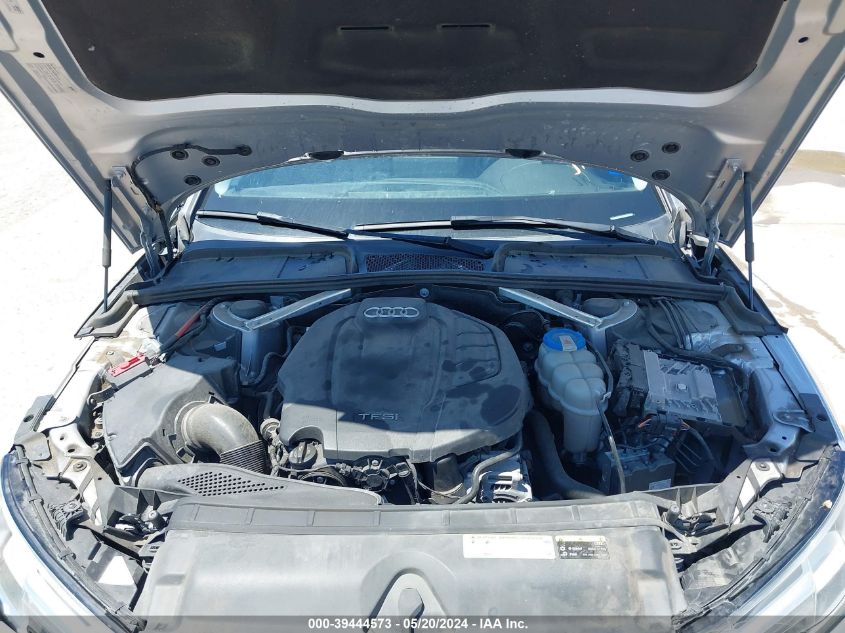 2018 Audi A4 2.0T Premium/2.0T Tech Premium VIN: WAUENAF41JA110118 Lot: 39444573