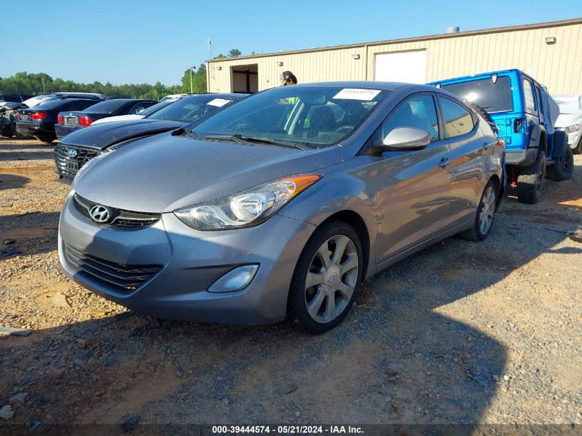 2013 Hyundai Elantra Limited VIN: KMHDH4AE9DU635689 Lot: 39444574