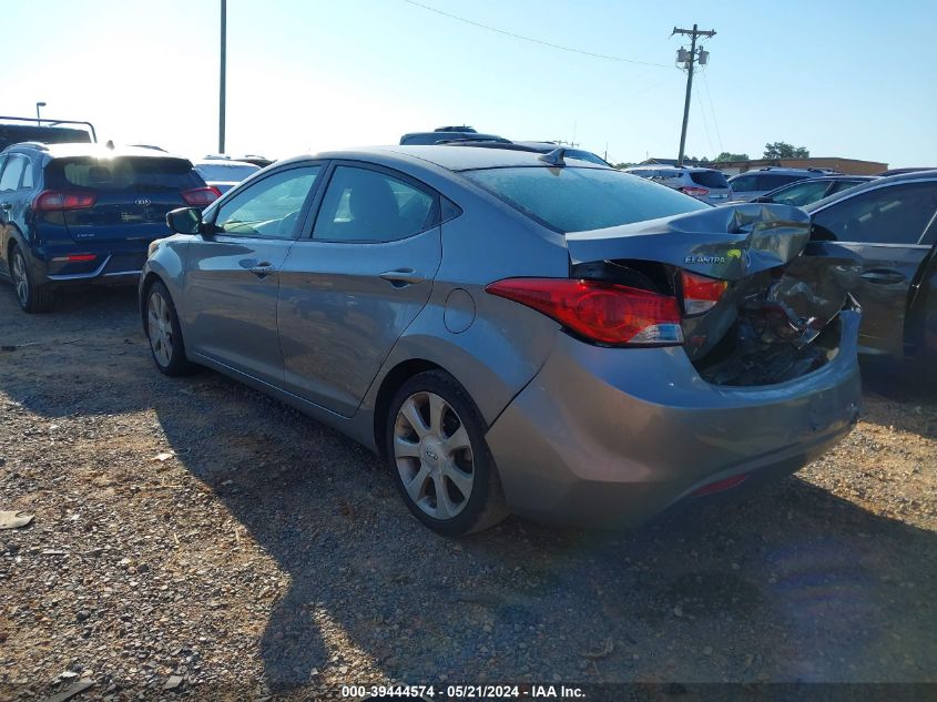 2013 Hyundai Elantra Limited VIN: KMHDH4AE9DU635689 Lot: 39444574