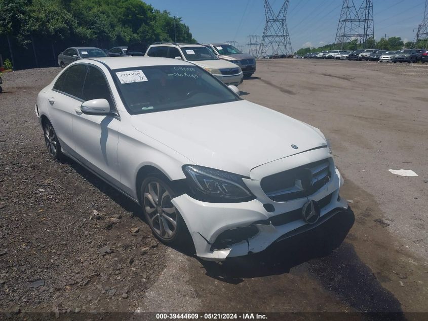 2015 Mercedes-Benz C 300 VIN: 55SWF4JB3FU094285 Lot: 39444609