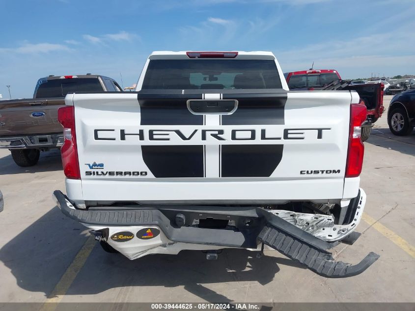 2021 Chevrolet Silverado 1500 2Wd Short Bed Custom VIN: 1GCPWBEK0MZ431328 Lot: 39444625
