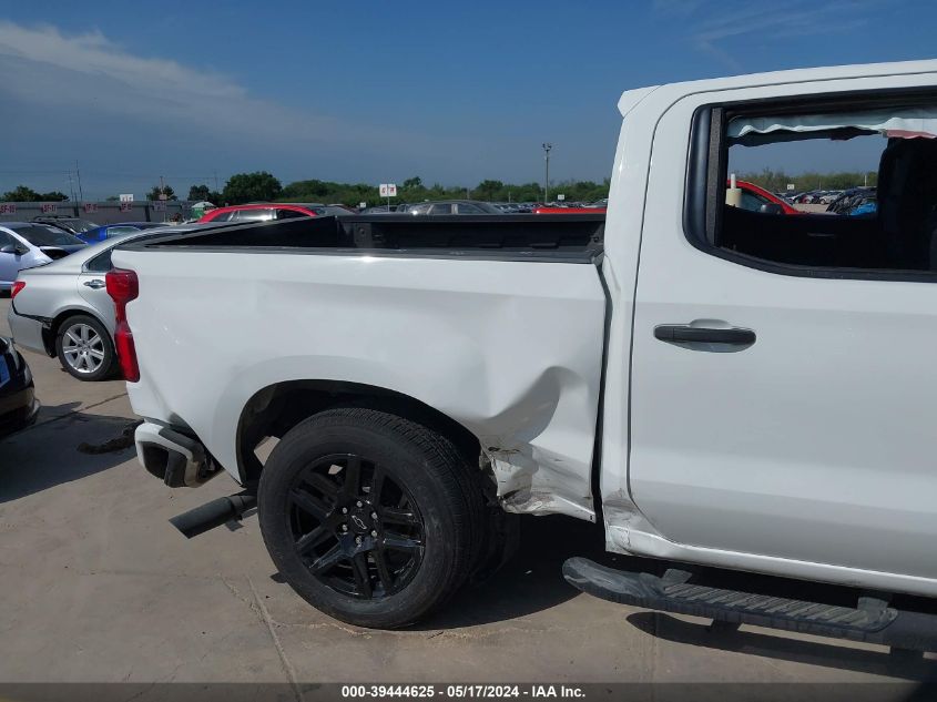 2021 Chevrolet Silverado 1500 2Wd Short Bed Custom VIN: 1GCPWBEK0MZ431328 Lot: 39444625