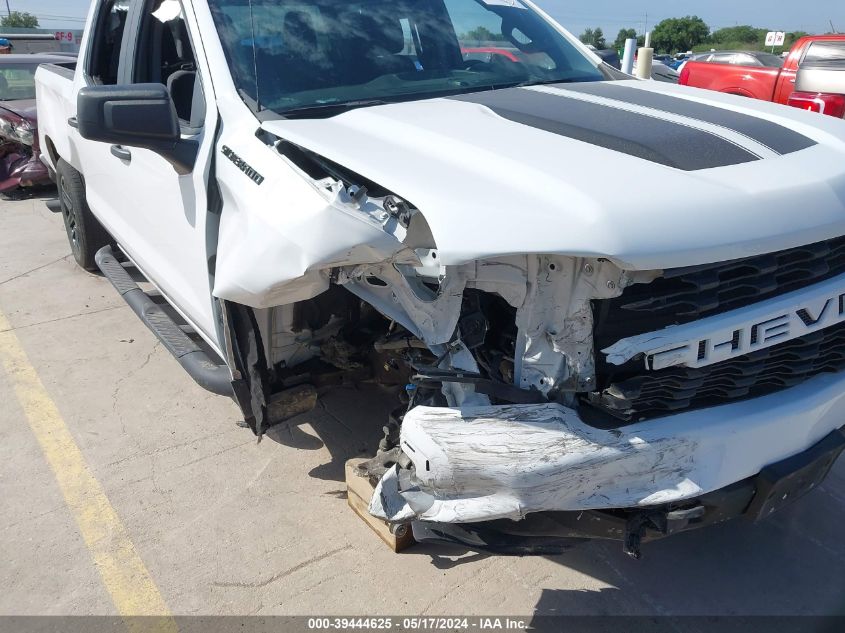 2021 Chevrolet Silverado 1500 2Wd Short Bed Custom VIN: 1GCPWBEK0MZ431328 Lot: 39444625