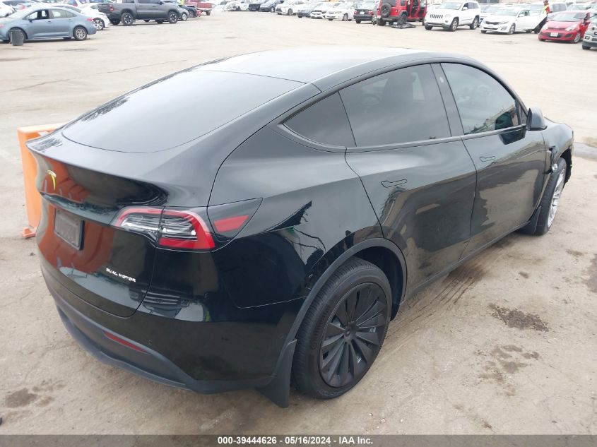 2021 Tesla Model Y Long Range Dual Motor All-Wheel Drive VIN: 5YJYGDEE7MF284387 Lot: 39444626