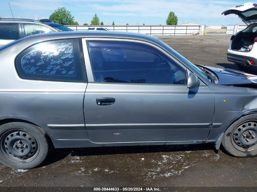 2004 Hyundai Accent Gl/Gt VIN: KMHCG35C54U301984 Lot: 39444633